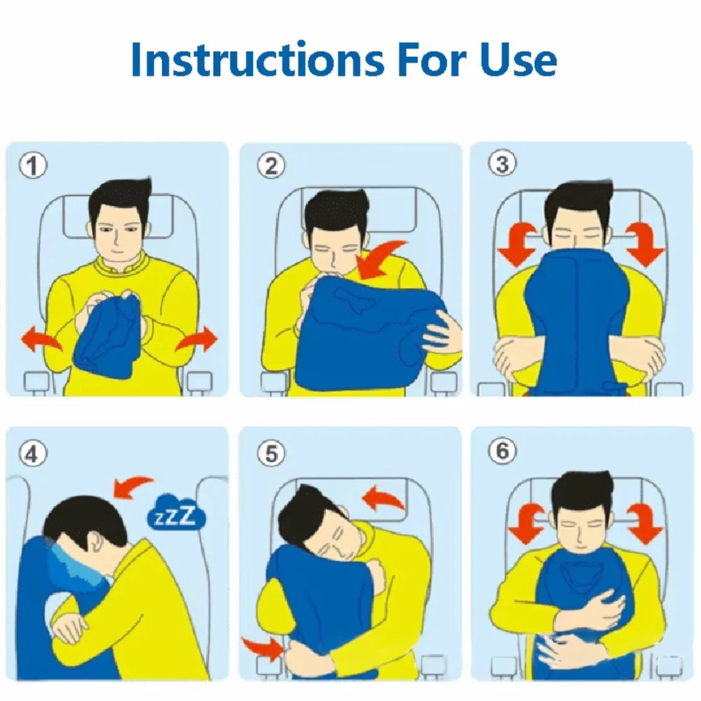 CloudCradle- Inflatable Travel Pillow