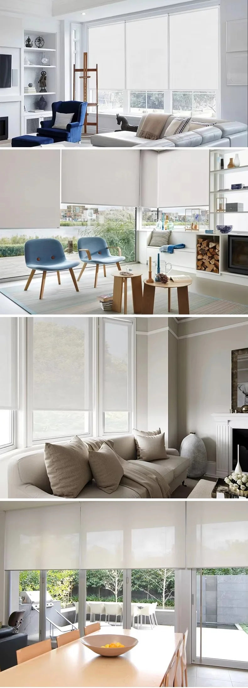 ShadeSync Smart Blackout Roller Blinds