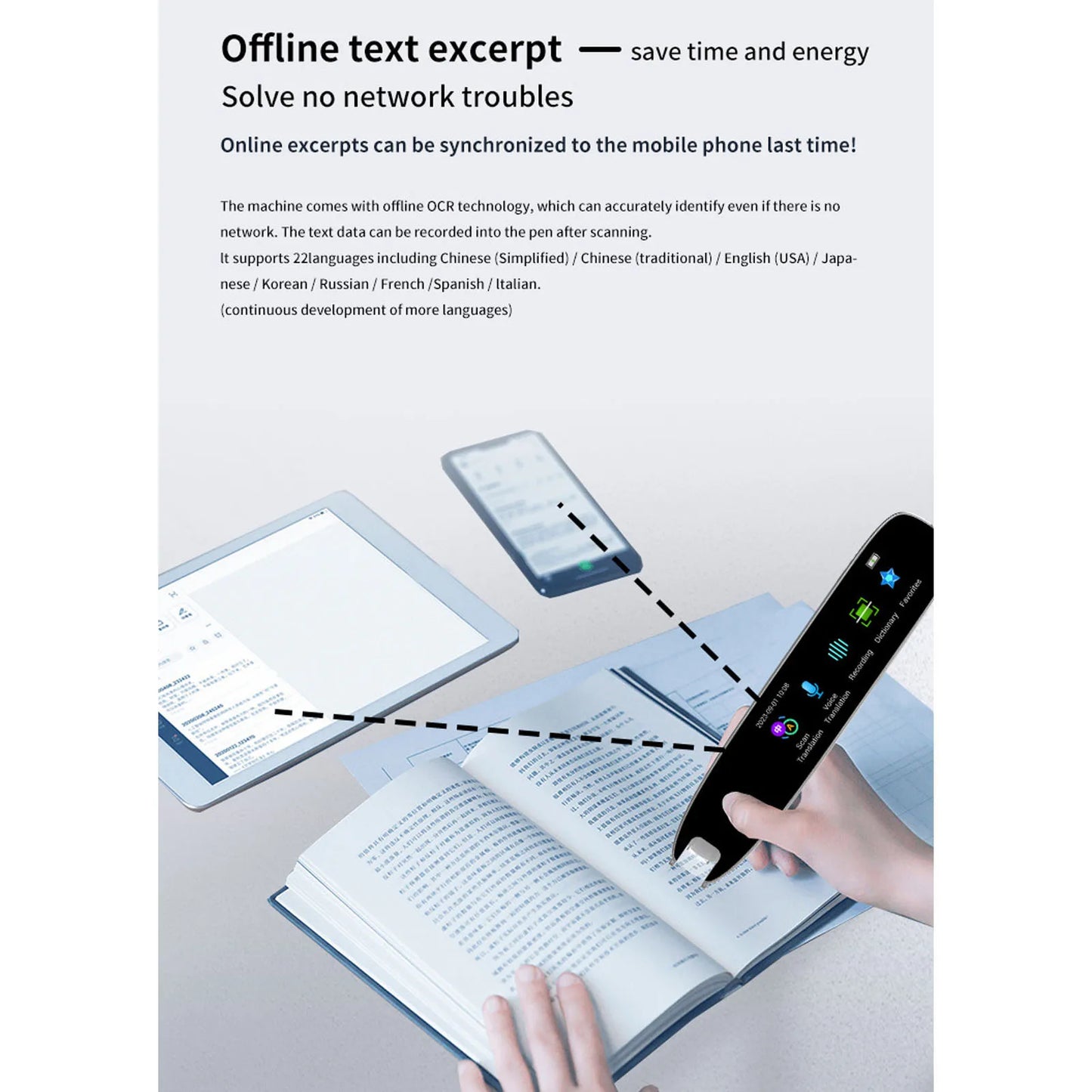 WordFlow – Smart Scanner Pen for Text Capture