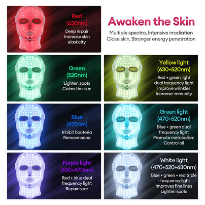 7-Color LED Face & Neck Mask