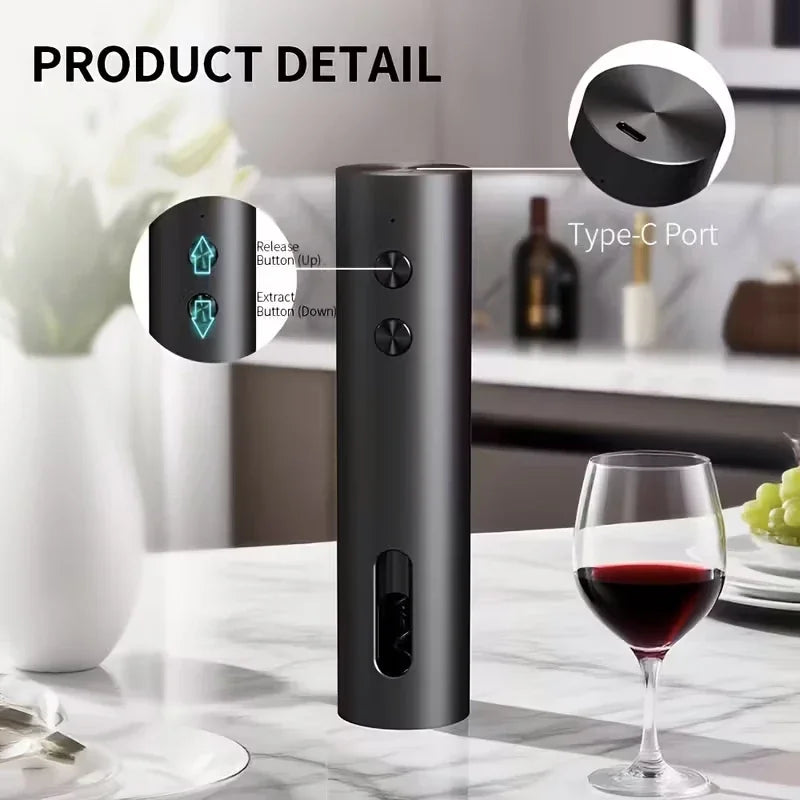 VinoEase Rechargeable Electric Wine Opener