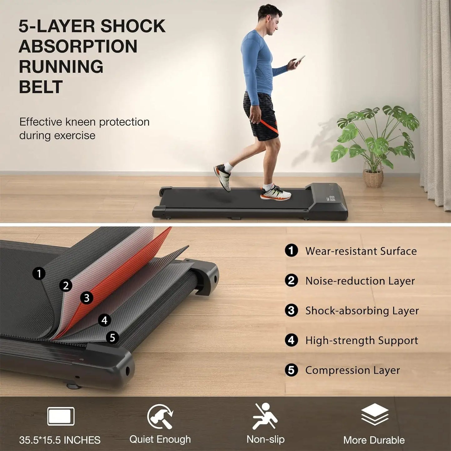 StepMate 2-in-1 Compact Walking Pad