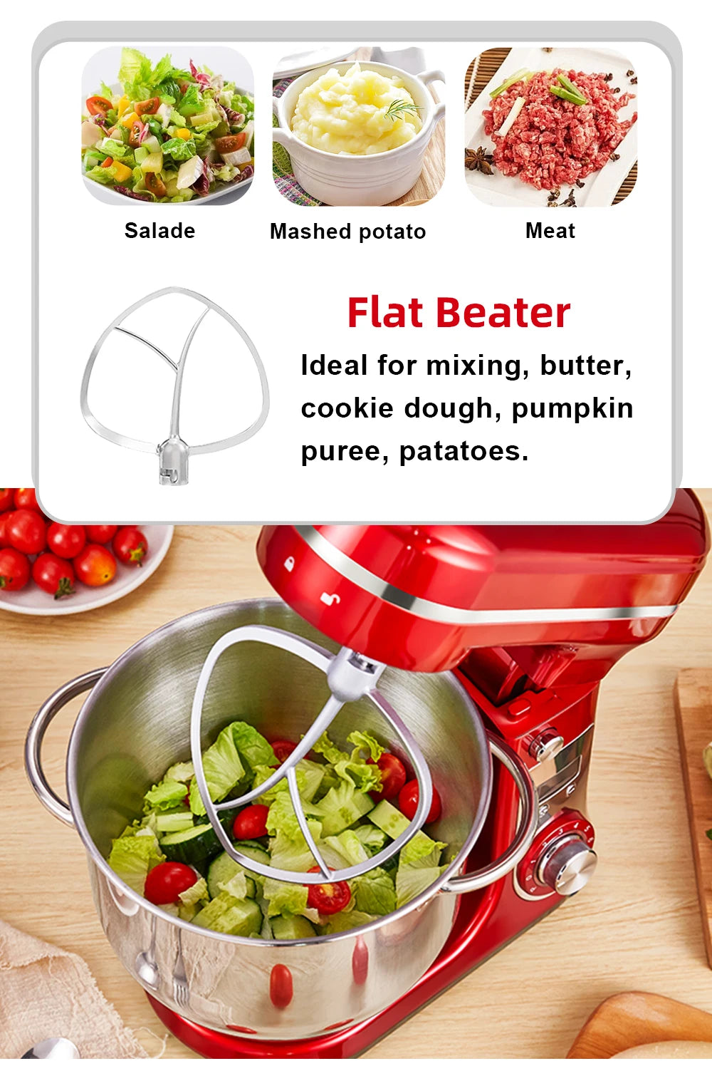 MixMaster 6L Professional Stand Mixer