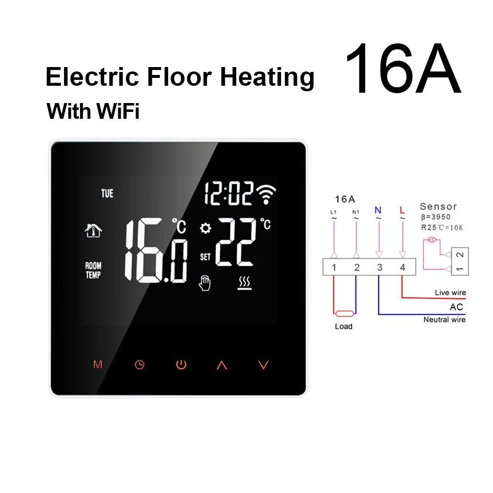 ThermoSync WiFi Smart Touch Thermostat
