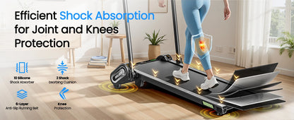 StridePro Auto-Incline Walking Pad & Treadmill