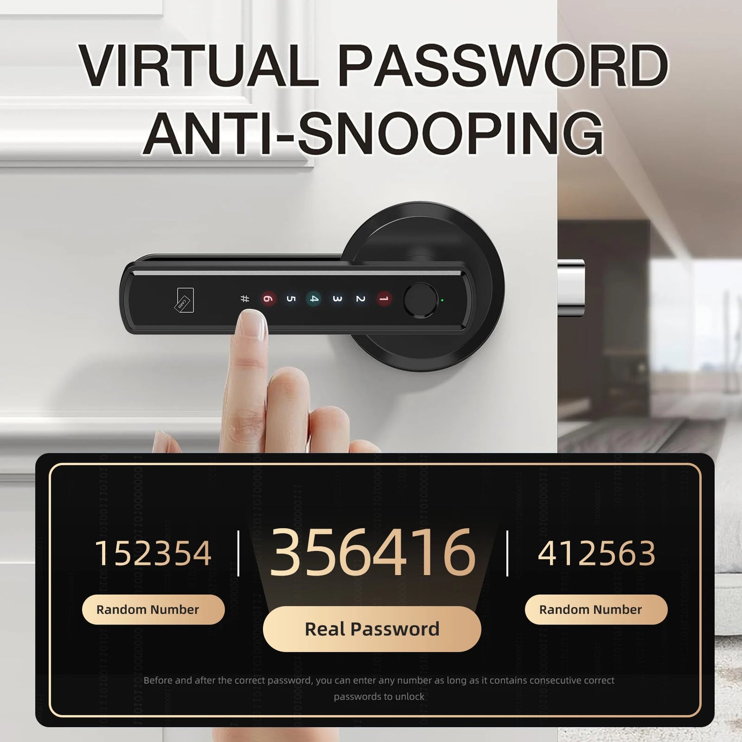 KeylessPro Smart Fingerprint Door Lock