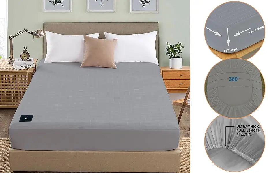 GroundLuxe Organic - Cotton Earthing Fitted Sheet