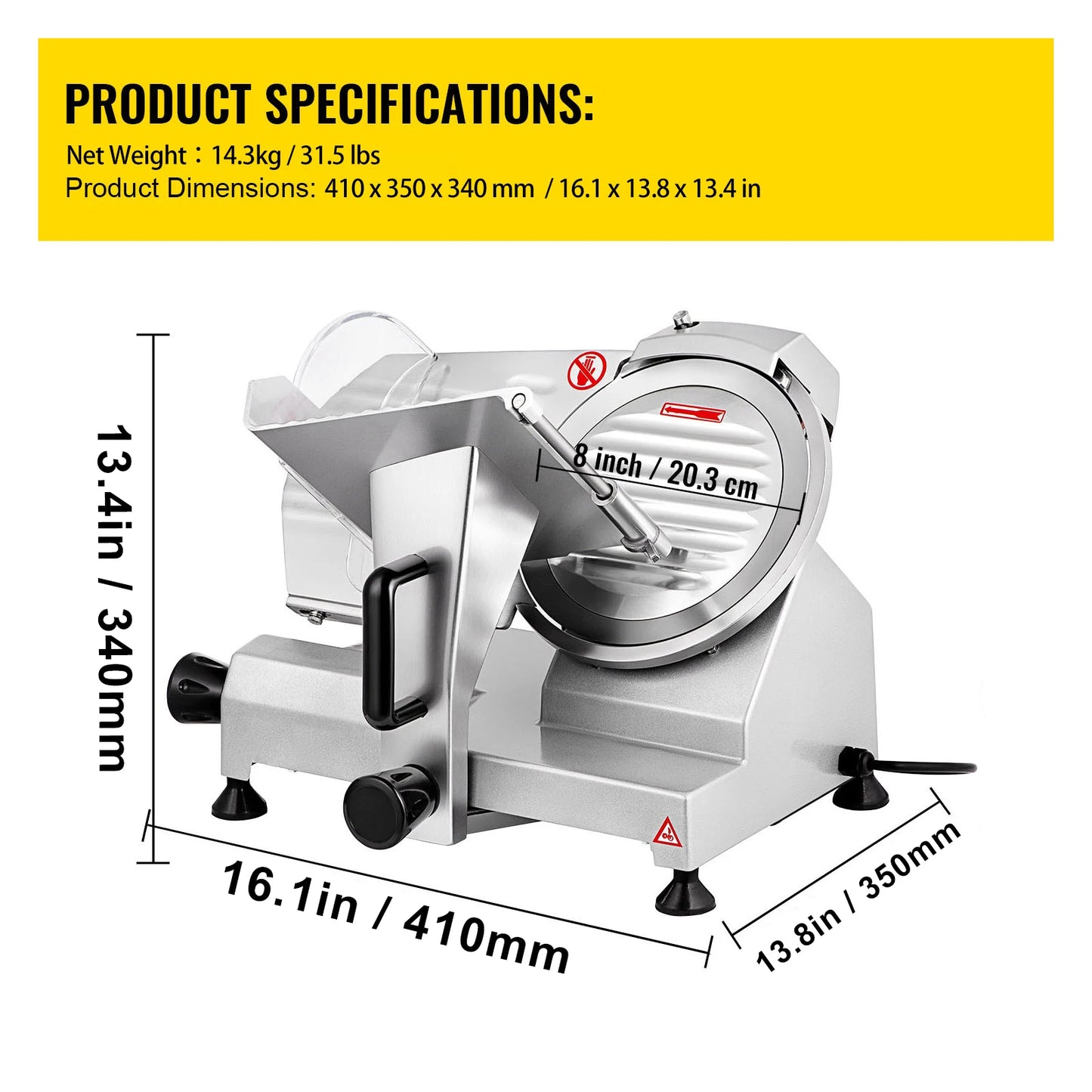 ProSlice Electric Meat &amp; Deli Slicer