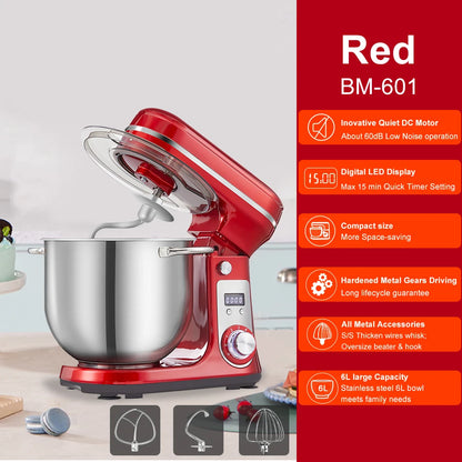 MixMaster 6L Professional Stand Mixer
