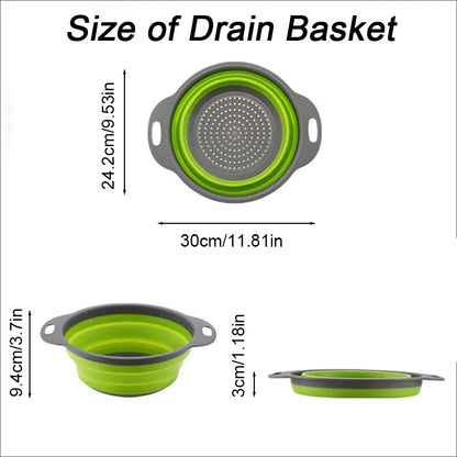 FlexiDrain Collapsible Kitchen Colander
