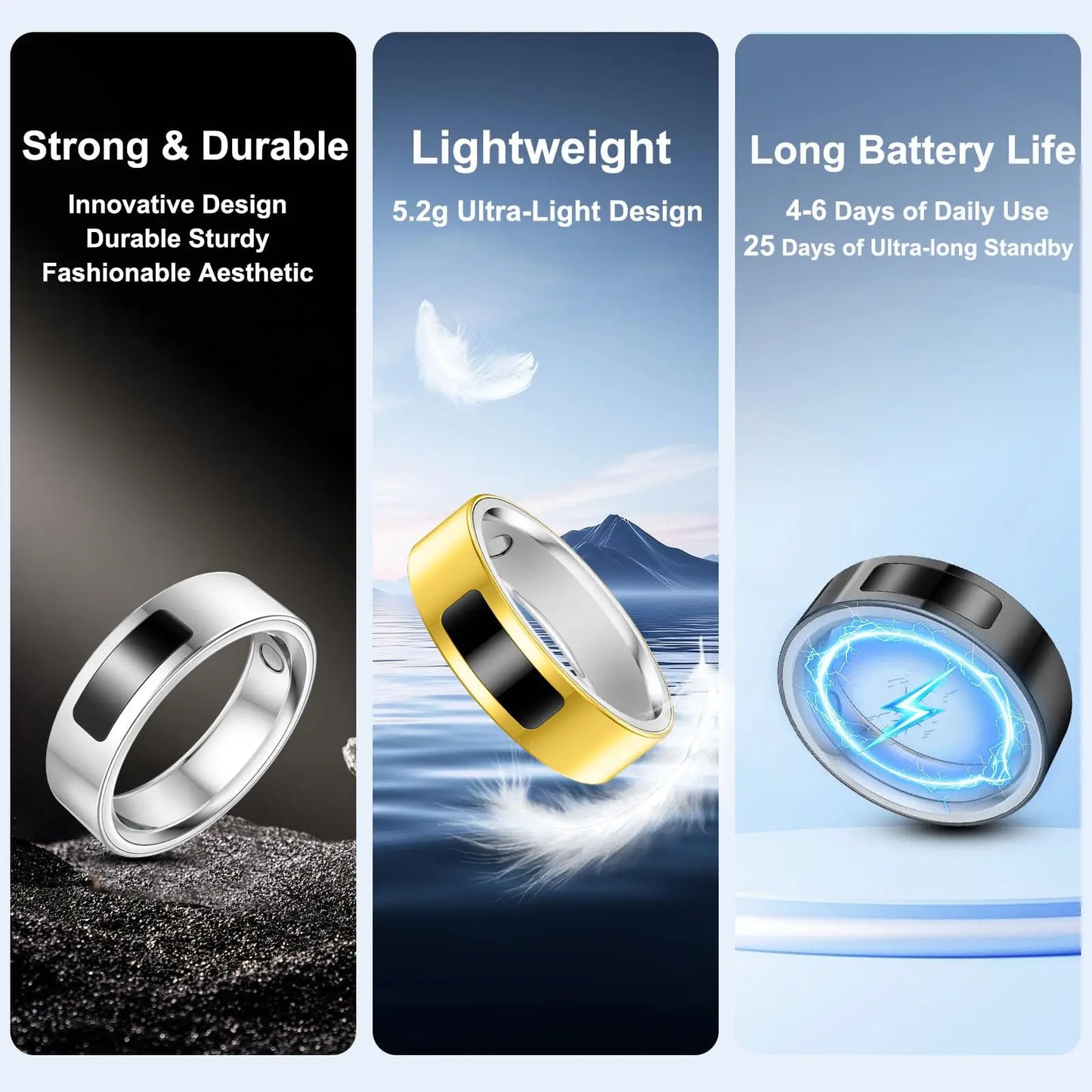 Aura Ring Smart Health & Fitness Ring