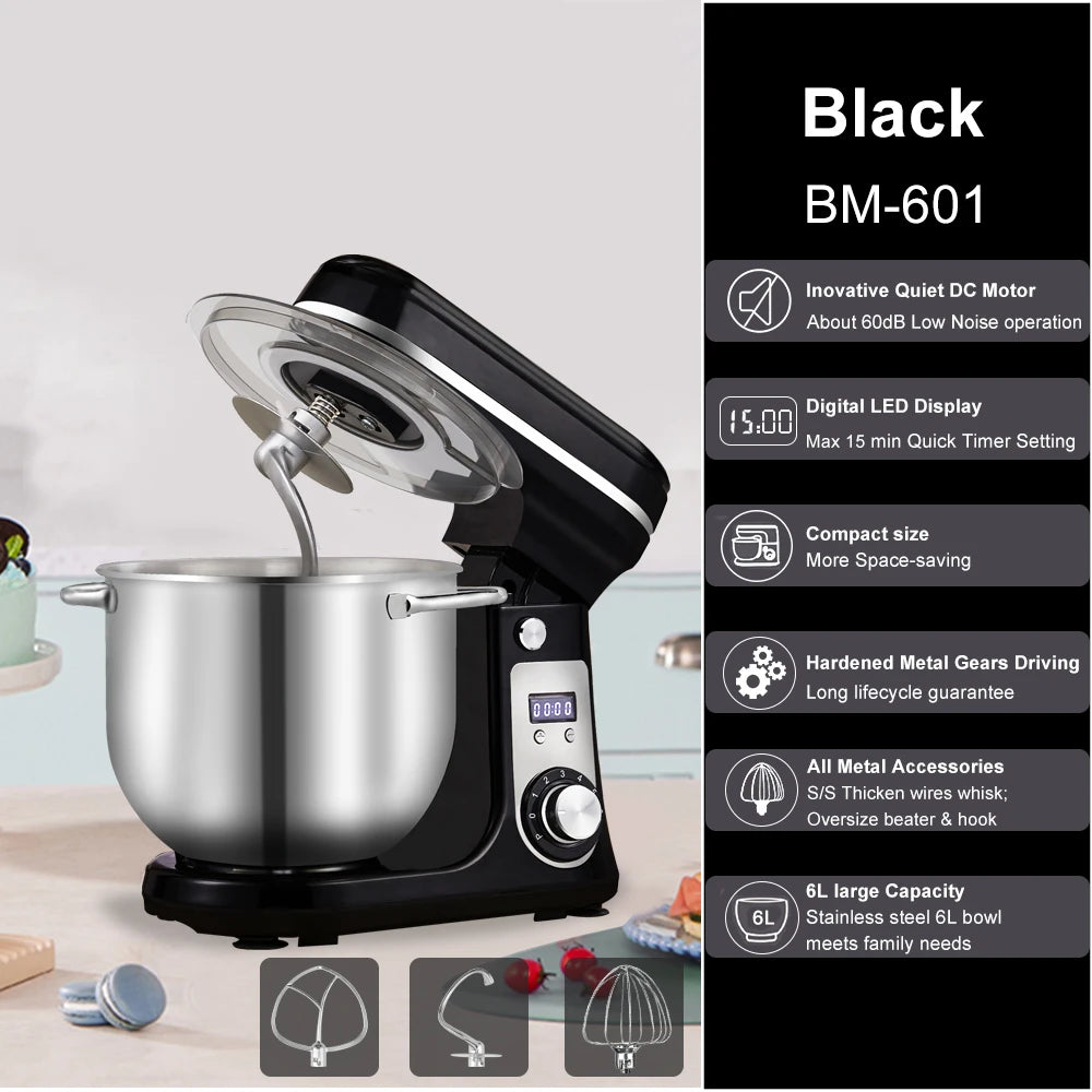 MixMaster 6L Professional Stand Mixer