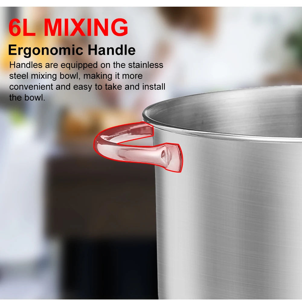 MixMaster 6L Professional Stand Mixer