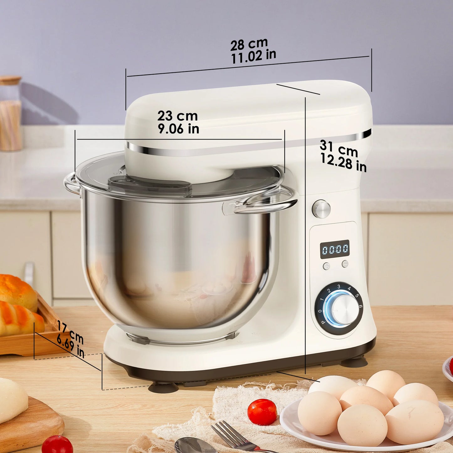 MixMaster 6L Professional Stand Mixer