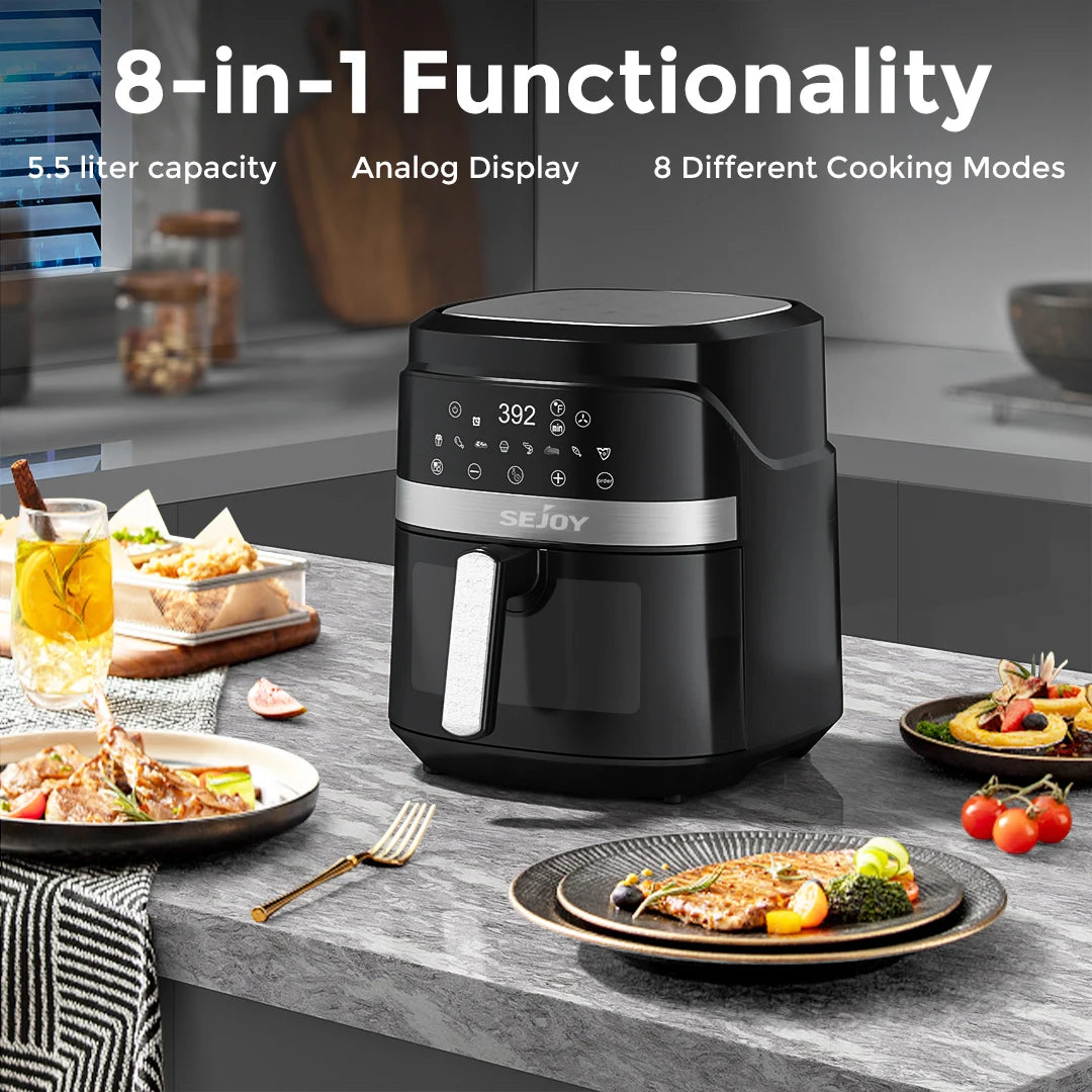 CrispView 6L Digital Air Fryer
