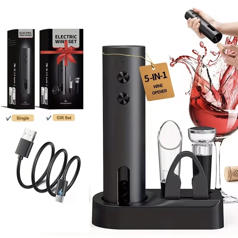 VinoEase Rechargeable Electric Wine Opener