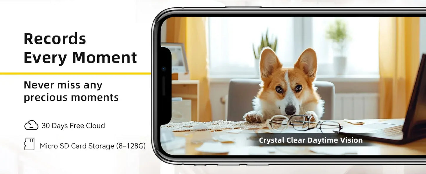 HomeGuard 360° Smart Indoor Security Camera