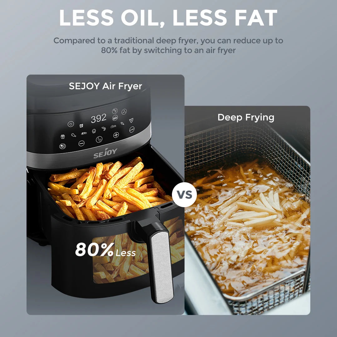 CrispView 6L Digital Air Fryer