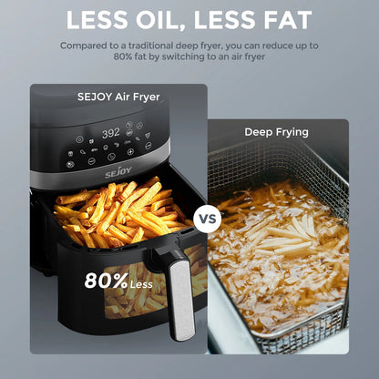 CrispView 6L Digital Air Fryer