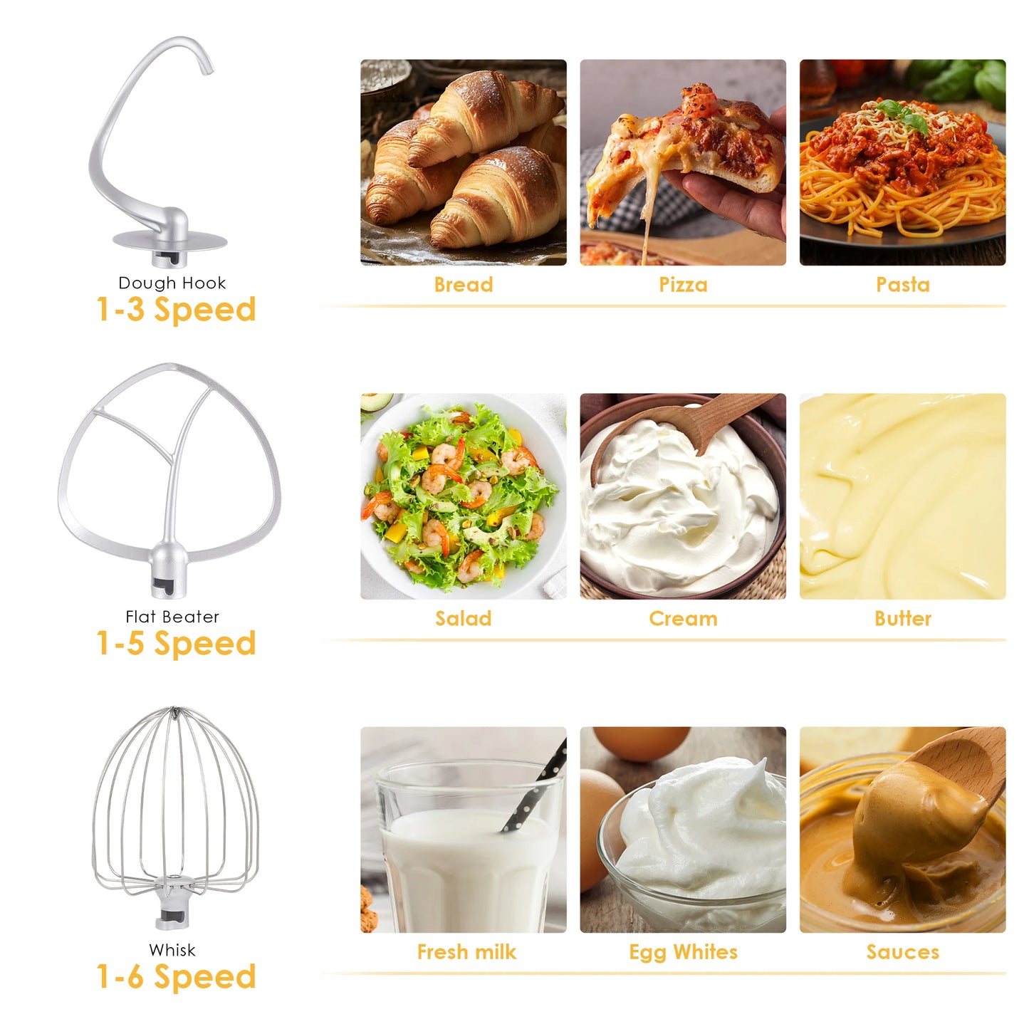 MixMaster 6L Professional Stand Mixer
