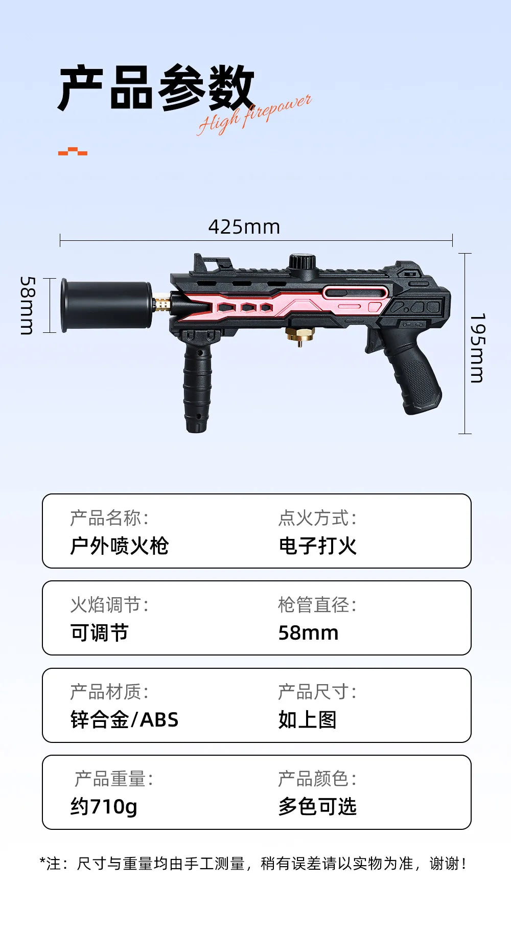 BlazeTorch High-Power Propane Fire Torch