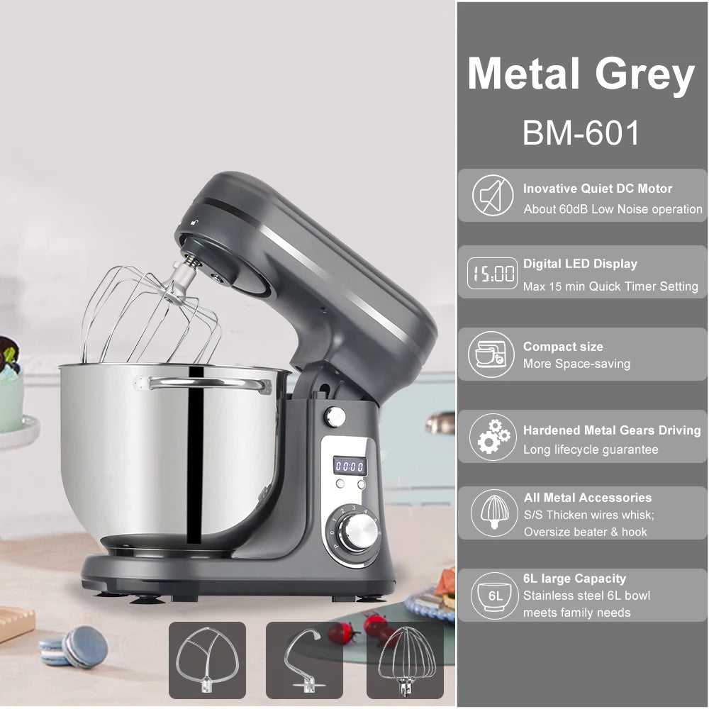 MixMaster 6L Professional Stand Mixer