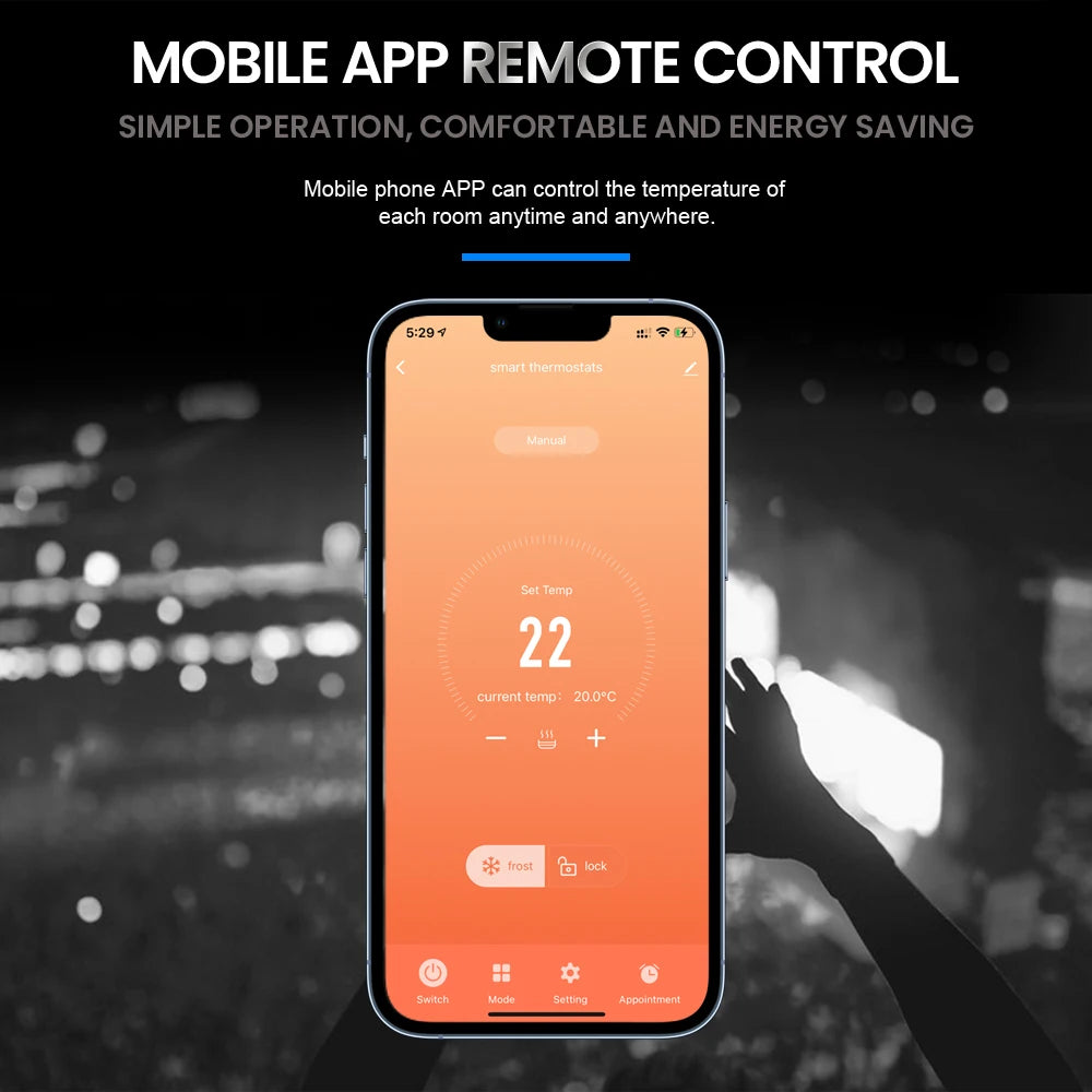 ThermoSync WiFi Smart Touch Thermostat
