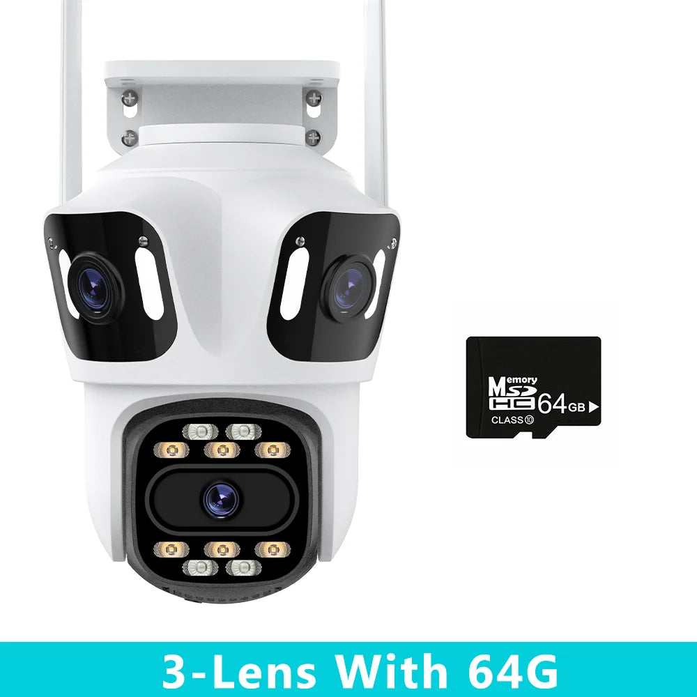 SentinelView Multi-Lens Outdoor Smart Security Camera