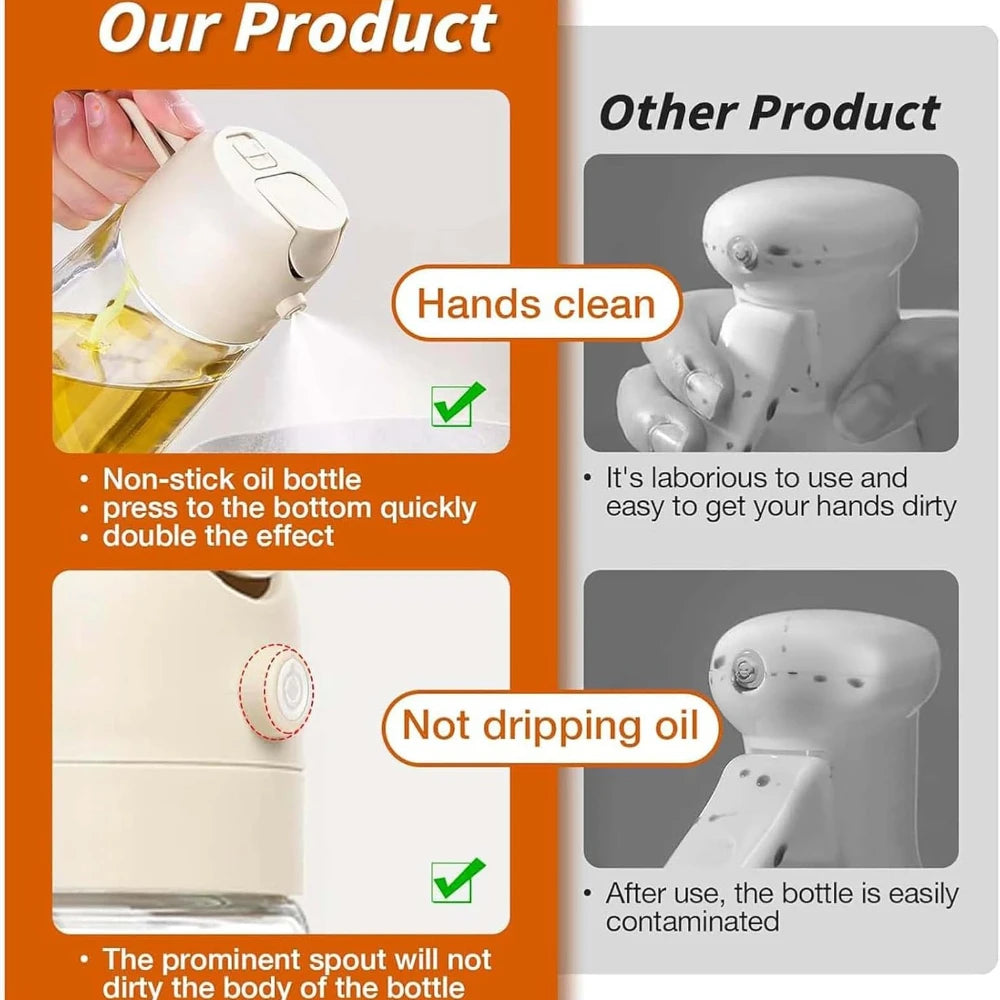Mist &amp; Pour 2-in-1 Oil Sprayer