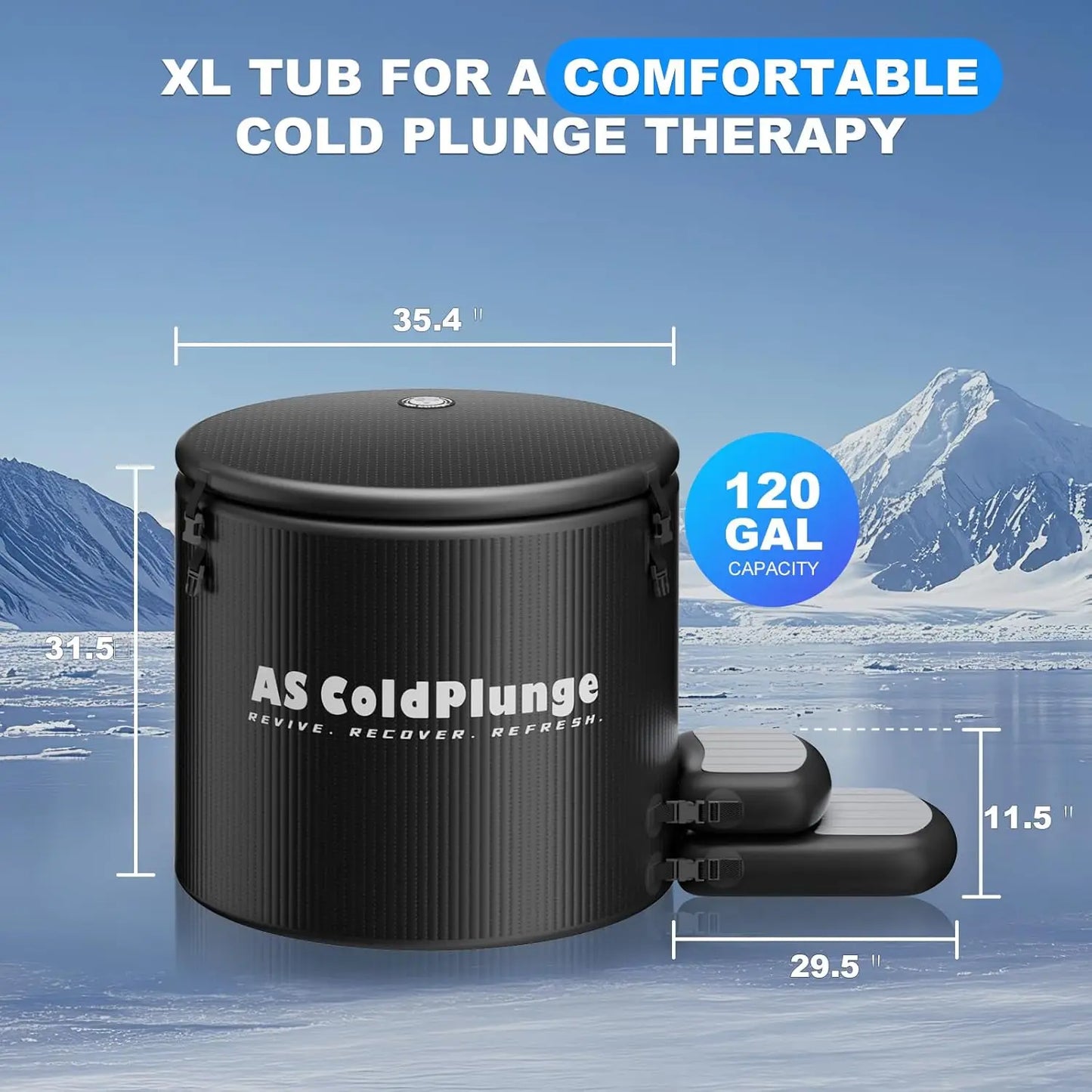 ArcticCore XL Cold Plunge Tub