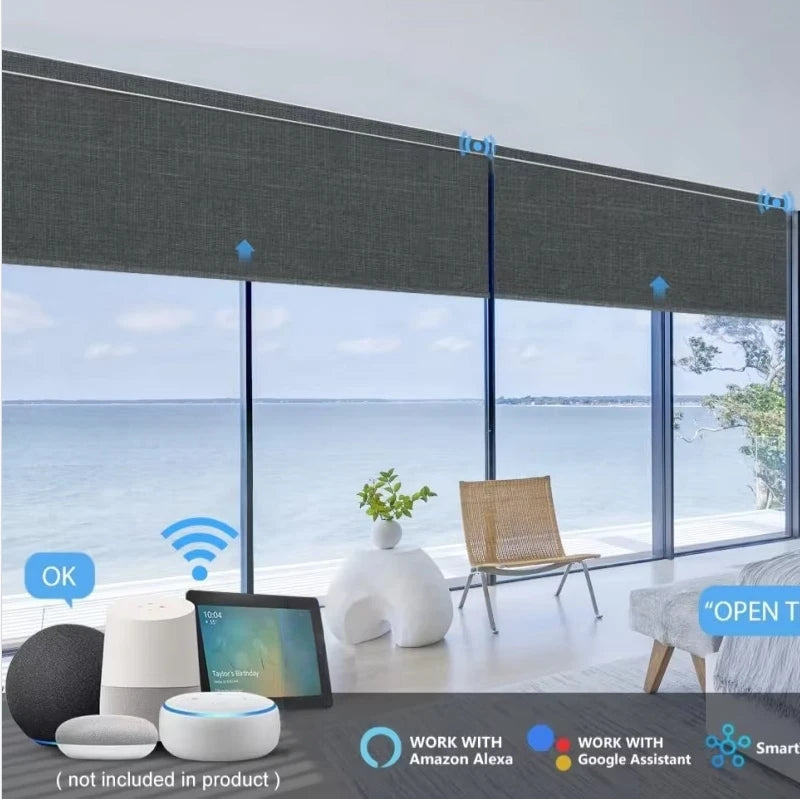 ShadeSync Smart Blackout Roller Blinds