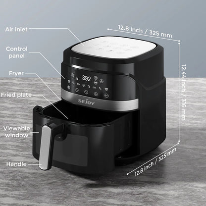 CrispView 6L Digital Air Fryer