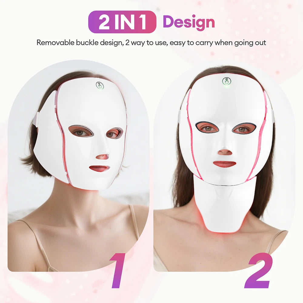 7-Color LED Face & Neck Mask