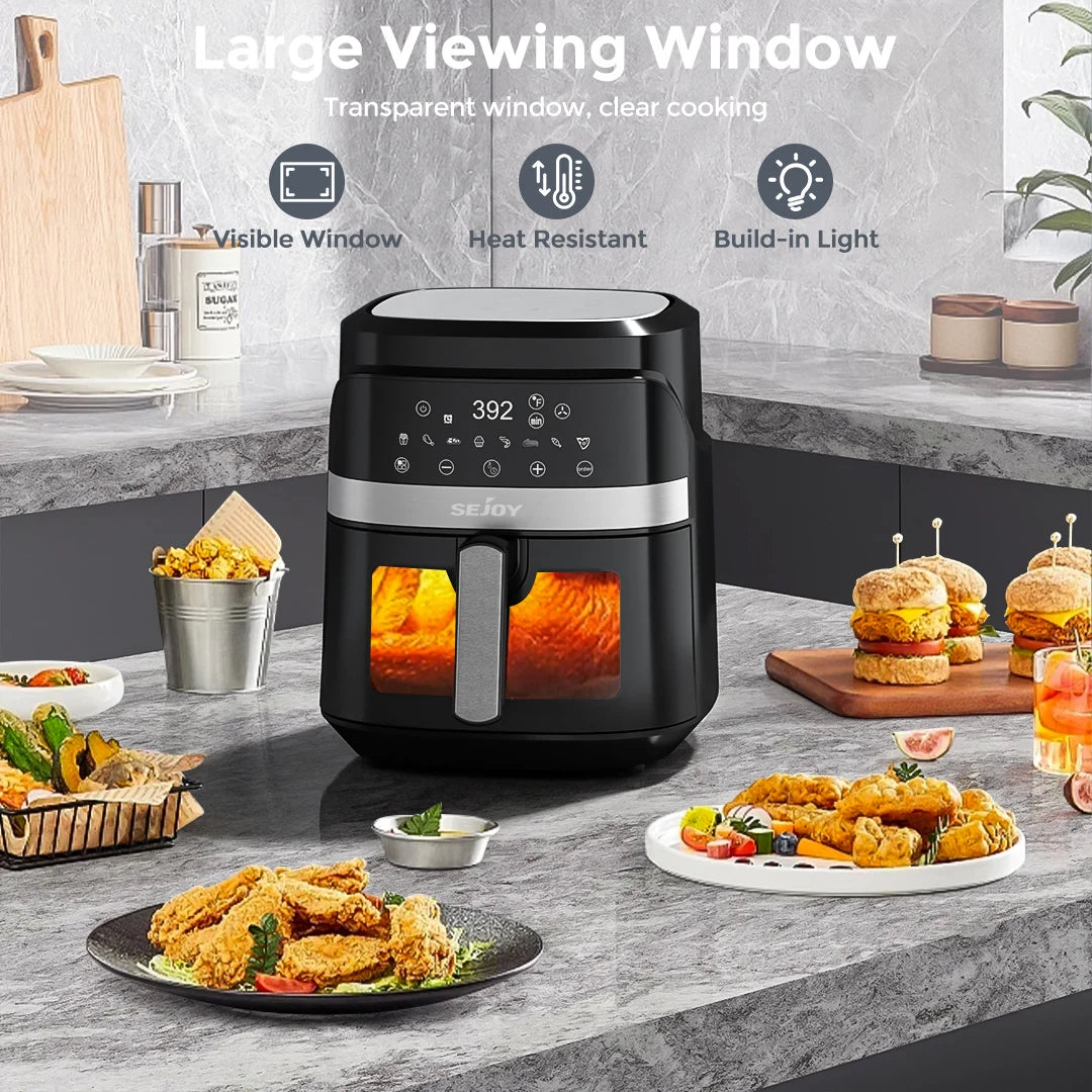 CrispView 6L Digital Air Fryer