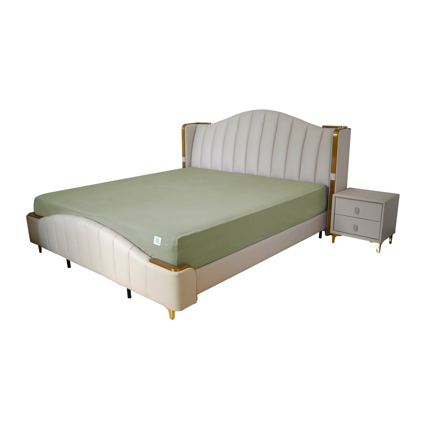 GroundLuxe Organic - Cotton Earthing Fitted Sheet