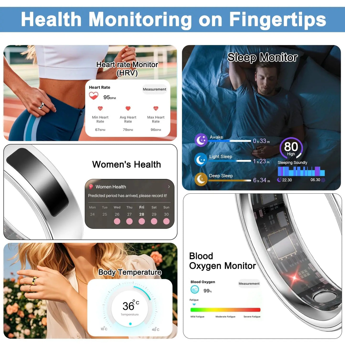 Aura Ring Smart Health & Fitness Ring