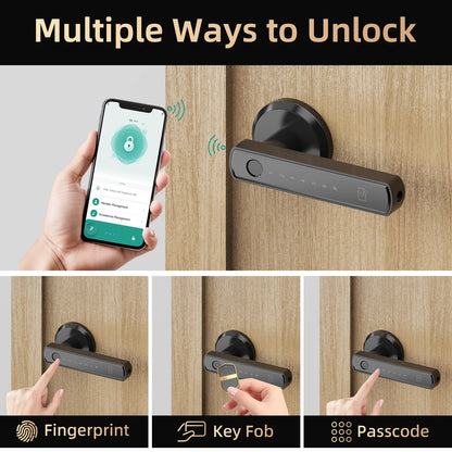 KeylessPro Smart Fingerprint Door Lock