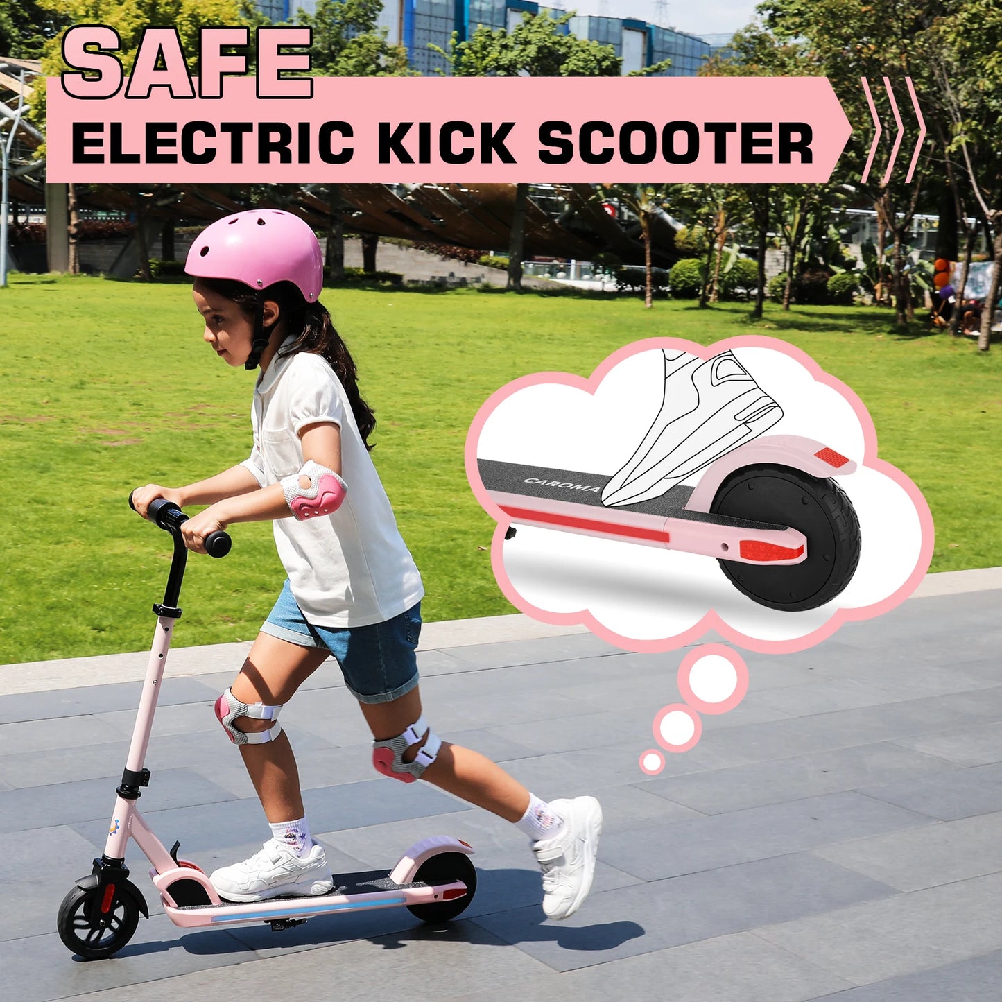 CAROMA Electric Scooter for Kids