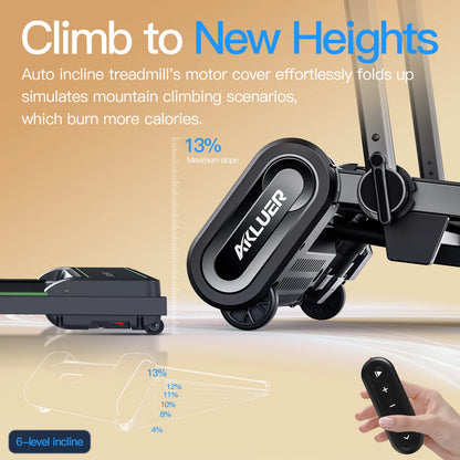 StridePro Auto-Incline Walking Pad & Treadmill