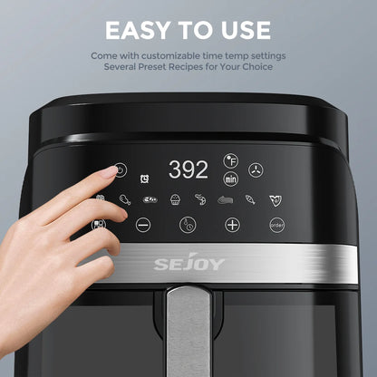 CrispView 6L Digital Air Fryer