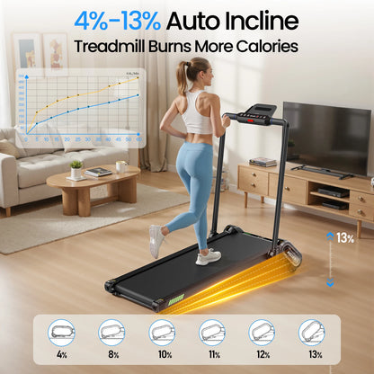 StridePro Auto-Incline Walking Pad & Treadmill
