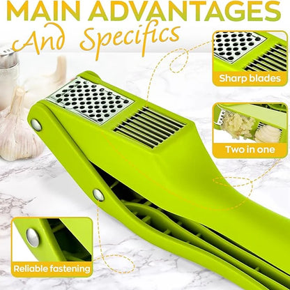 Slice & Press Multifunctional Garlic Crusher