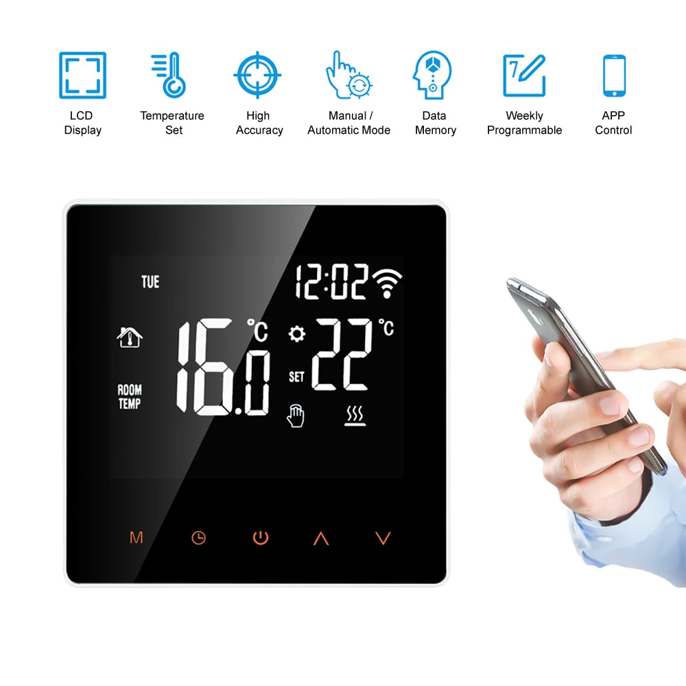 ThermoSync WiFi Smart Touch Thermostat