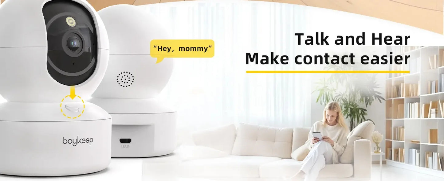 HomeGuard 360° Smart Indoor Security Camera