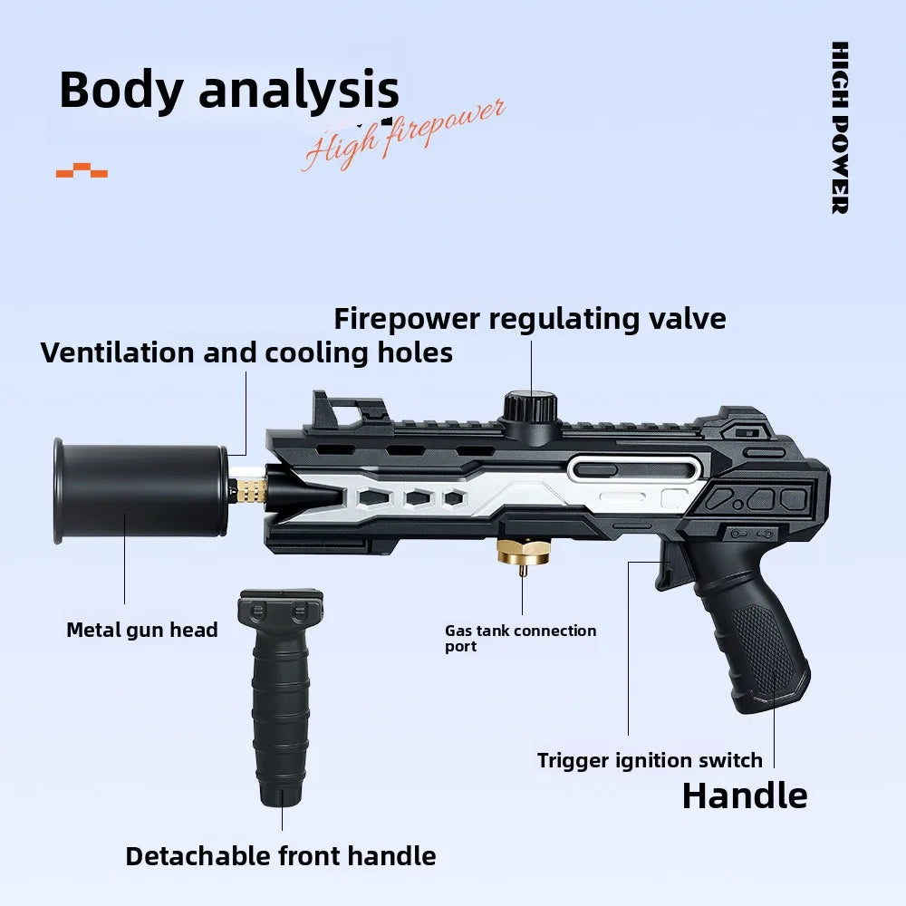 BlazeTorch High-Power Propane Fire Torch