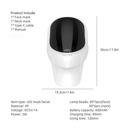 7-Color LED Face & Neck Mask